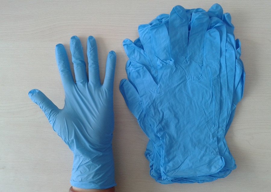 Косметологічні рукавички з нітрилу розмір S