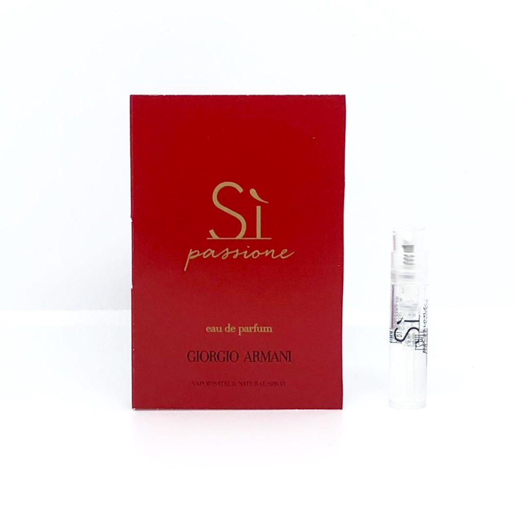 Пробник жіночих елітних парфумів Giorgio Armani Si Passione 1,2ml оригінал, квітково-фруктовий аромат