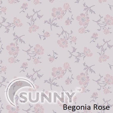 Рулонні штори для вікон у відкритій системі Sunny, тканина Begonia, фото 1