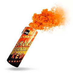 Кольорова ручна димова шашка ORANGE SMOKE, час: 60 секунд, колір диму: помаранчевий