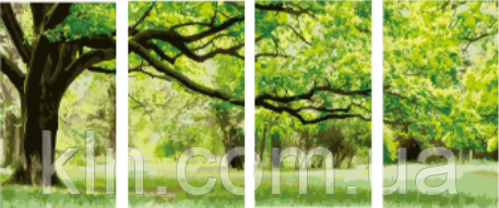 Картина за номерами Menglei Під кроною дерева MMA003 50*160 см, фото 1