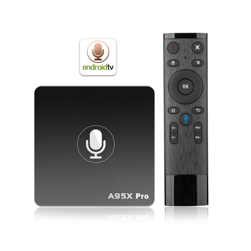 Смарт-ТВ-приставка A95X Pro 2/16 S905W Android 7.1 з голосовим керуванням