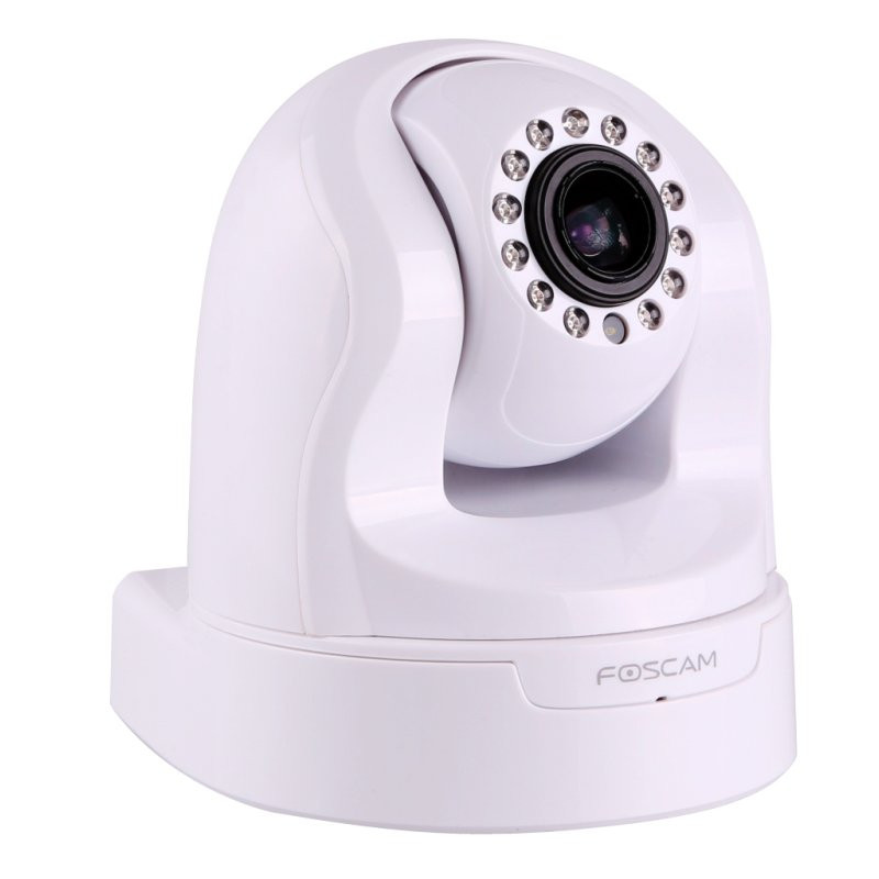 Професійна IP-камера Foscam FI9826W з оптичним зумом поворотна HD Wi-Fi камера біла
