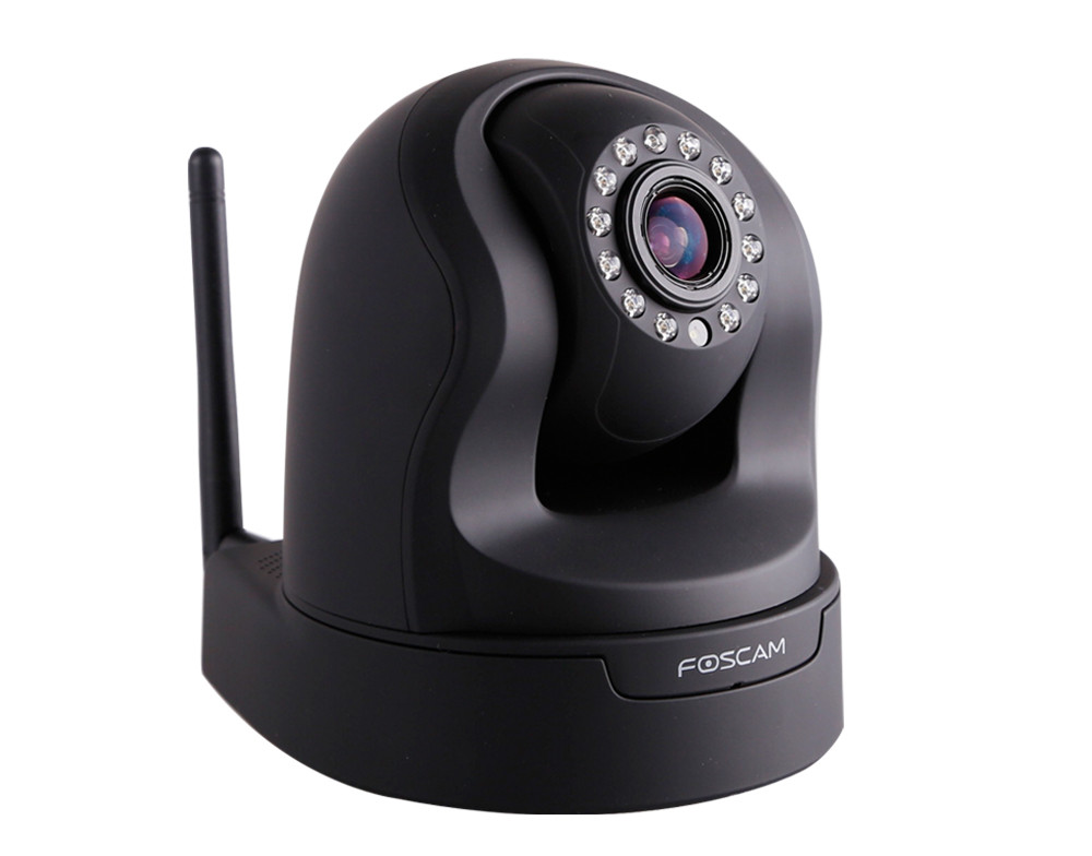 Професійна IP-камера Foscam FI9826W з оптичним зумом поворотна HD Wi-Fi камера чорна