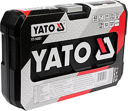 Набір інструменту з короткими і довгими головками Yato YT-14481, фото 2