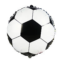 Фольгированный круглый шар, ФУТБОЛЬНЫЙ МЯЧ - 44 см (18 дюймов)