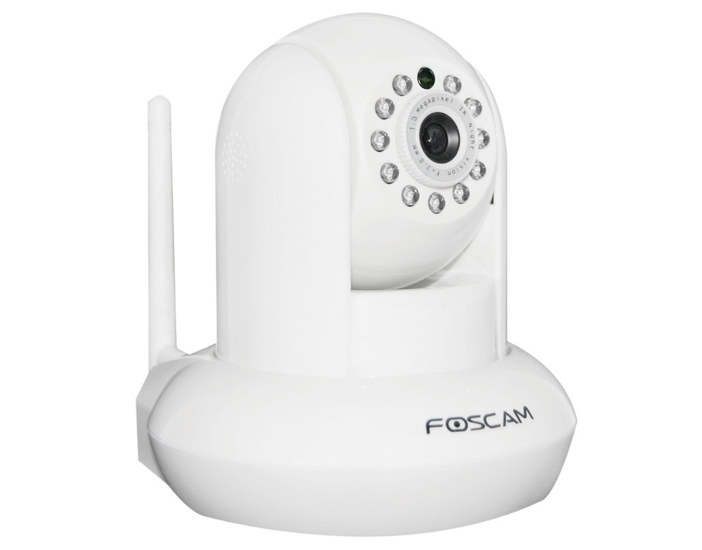 Професійна HD мережева IP-камера Foscam FI9831W — внутрішня поворотна Wi-Fi камера біла, фото 1