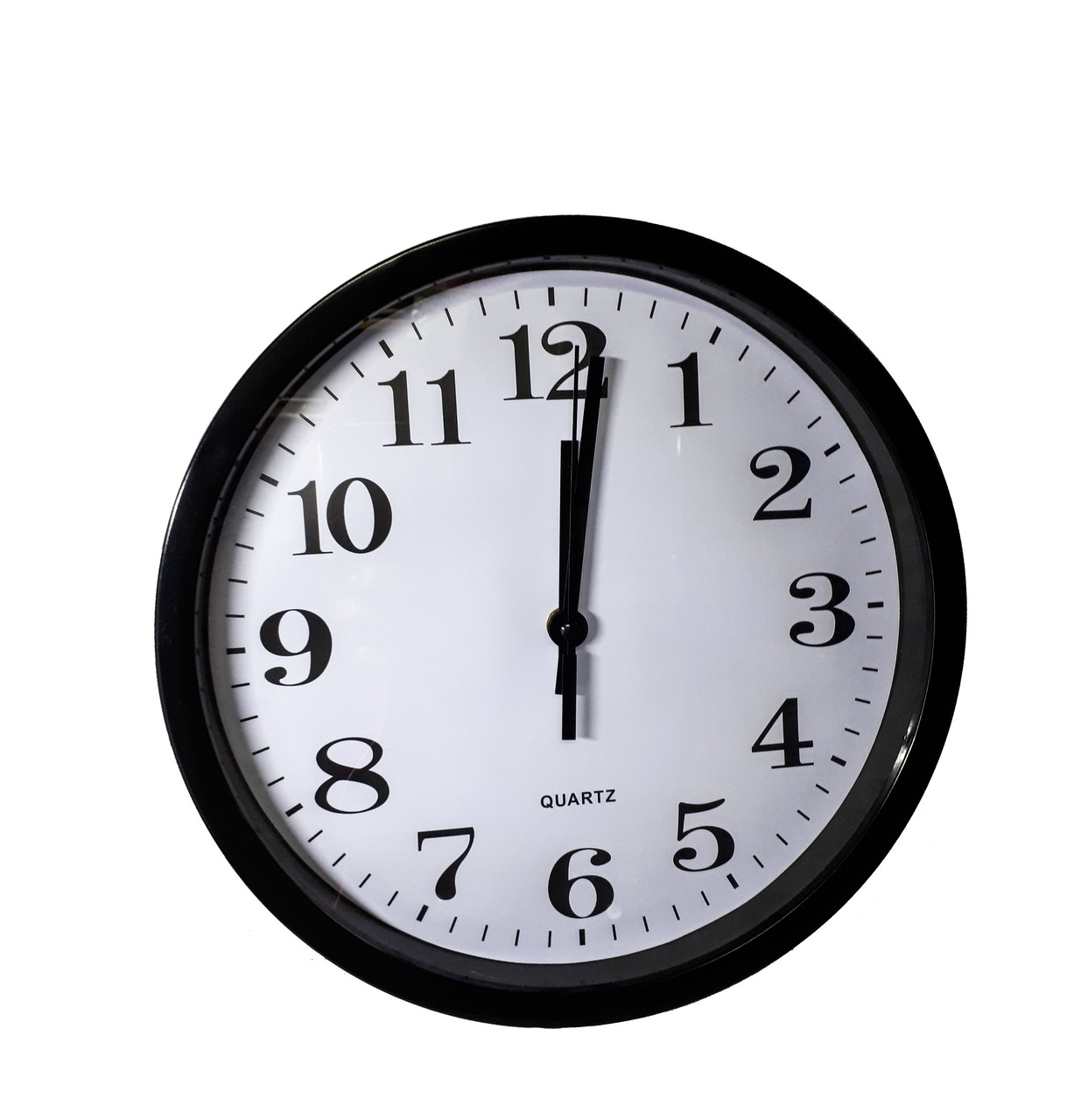 Годинник настінний круглий Abeer 201BLR чорний, фото 1