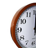 Годинники настінні круглі Abeer 201BRR Коричневий, фото 2