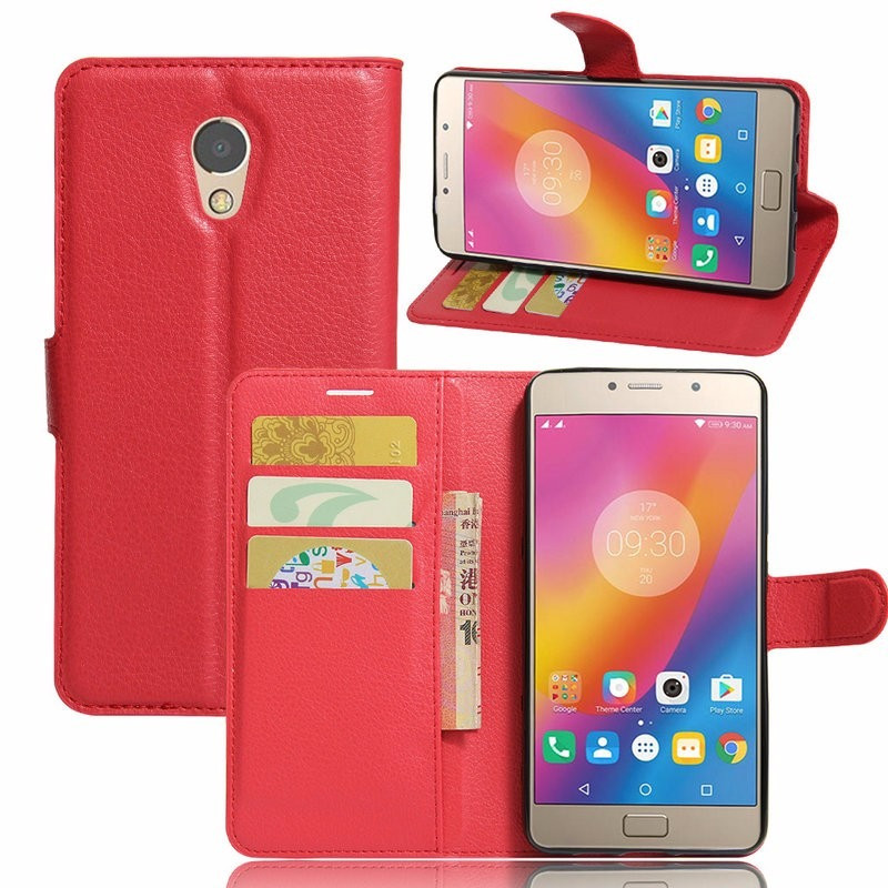 Чохол-книжка Litchie Wallet для Lenovo Vibe P2 Червоний
