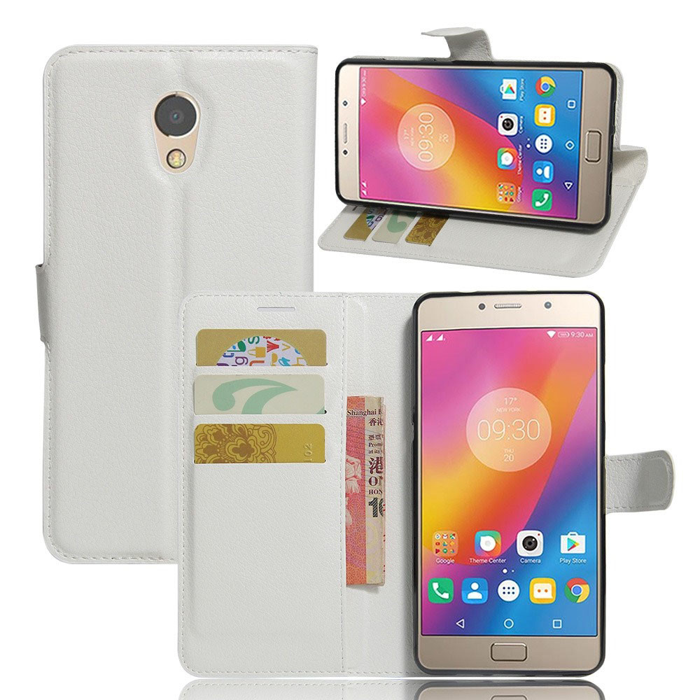 Чохол-книжка Litchie Wallet для Lenovo Vibe P2 Білий