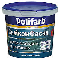 Краска силиконизированная POLIFARB СИЛИКОНФАСАД фасадная 4,2 кг
