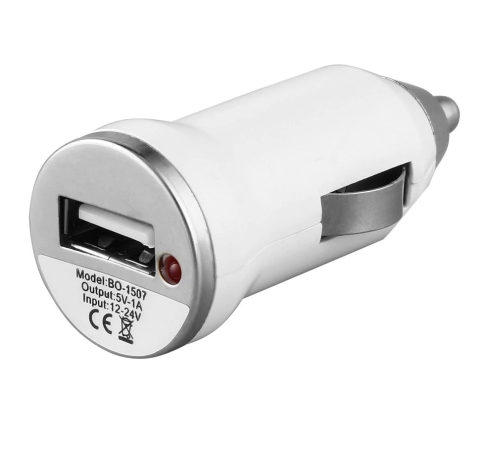 Автомобільний зарядний пристрій USB 1А