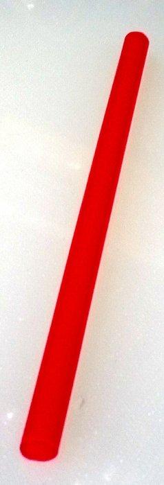 Трубочка пластиковая без изгиба красного цвета L 140 мм (уп 50 шт) - фото 3 - id-p925244423