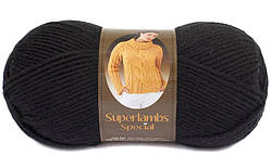 Nako SUPERLAMBS SPECIAL (Суперламбс спесіал) № 217 чорний (Напівшерстяна пряжа, нитки для в'язання)