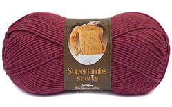 Nako SUPERLAMBS SPECIAL (Суперламбс спесіал) № 1001 темна фуксія (Напівшерстяна пряжа, нитки для в'язання)
