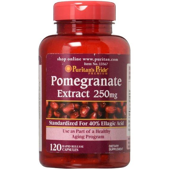 Экстракт граната Puritan's Pride Pomegranate Extract 250 mg 60 caps