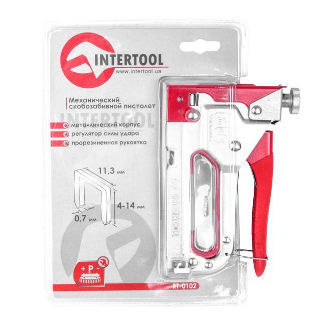 Степлер для скоб 4-14мм Intertool RT-0102 - фото 2 - id-p60472129