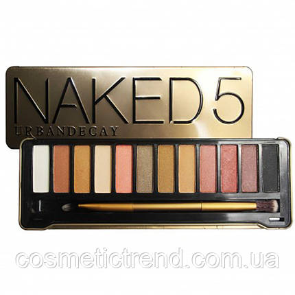 Палетка тіней для повік Naked5 Kisscrown Urban Decay (12 кольорів/набір), фото 2