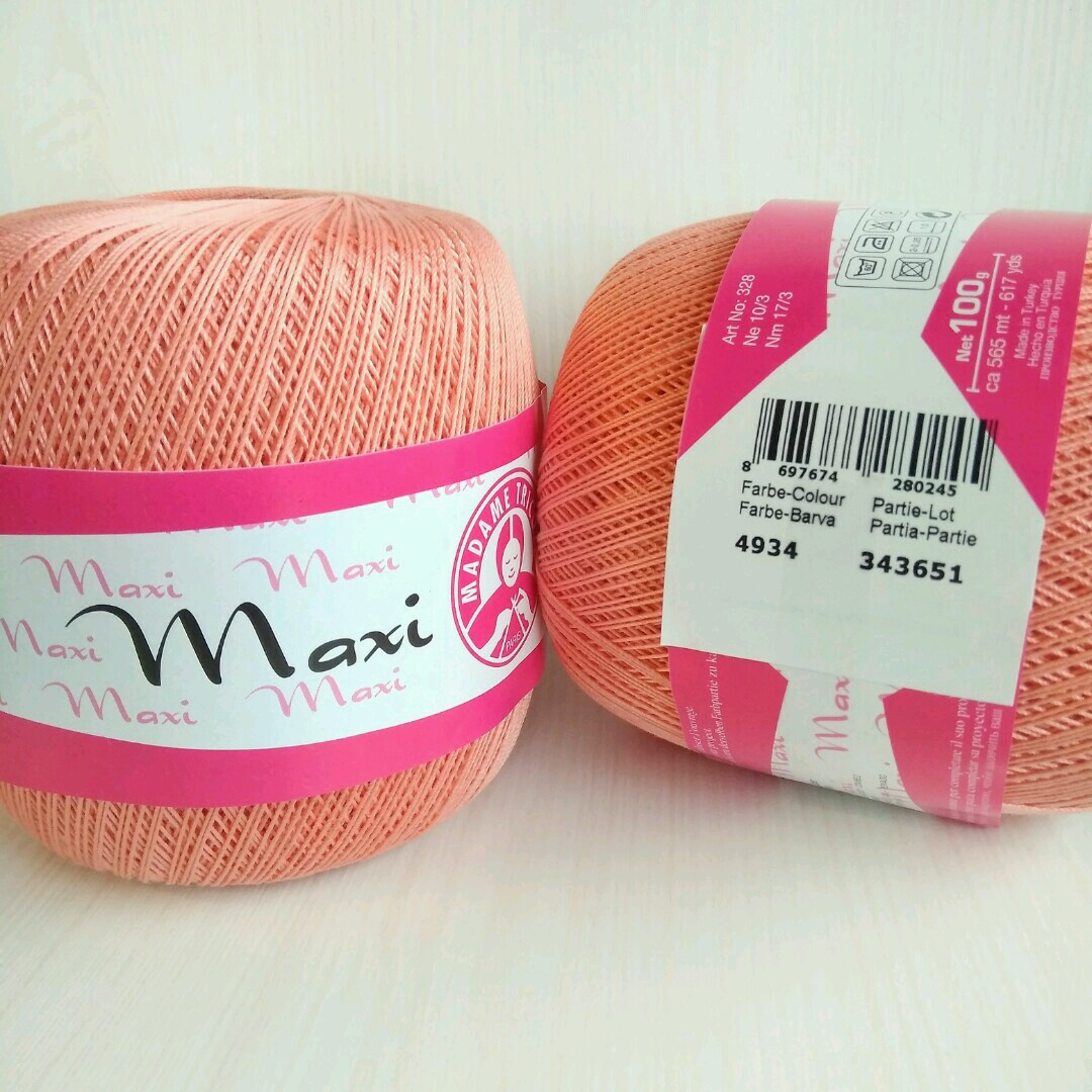 Madame Tricote Maxi — 4934 коралово-персиковий