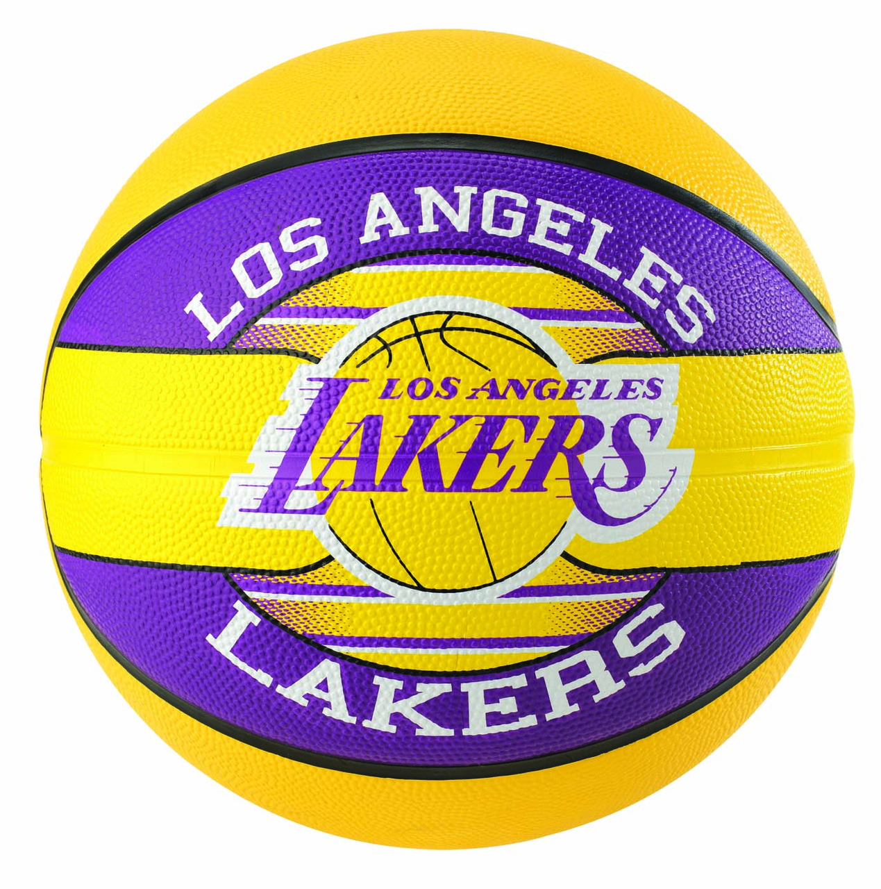 Баскетбольний м'яч для стрітболу Spalding NBA Team Los Angeles Lakers р. 7 (30 01587 01 3217)