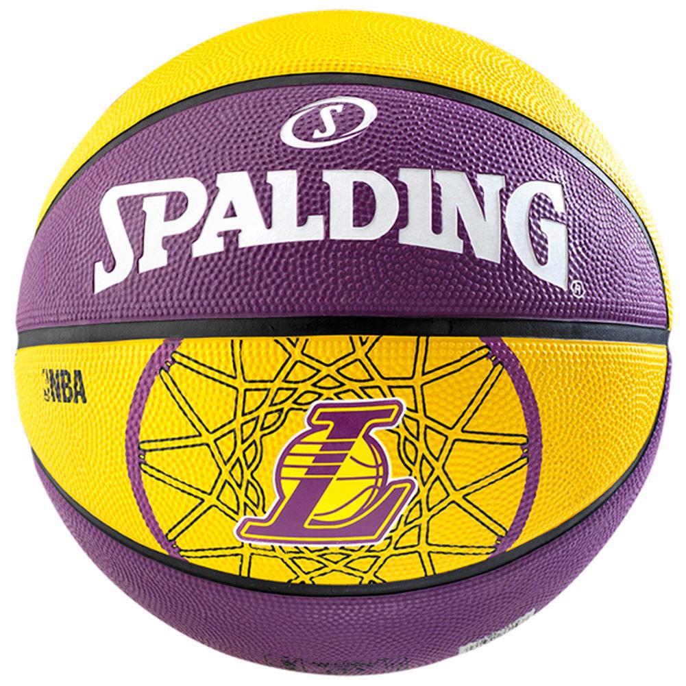 Баскетбольний м'яч для стрітболу Spalding NBA Team Los Angeles Lakers р. 7 (30 01587 01 0617)