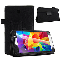 Чехол книжка для Samsung Galaxy Tab 4 7.0" SM-T230 T231 T235 TTX Leather Case (Black) Черный