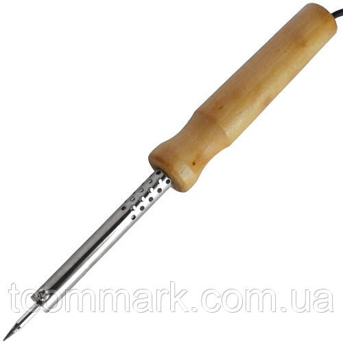 Паяльник ZD-WD-40W, с деревянной ручкой, 40W, 220V - фото 1 - id-p662066055