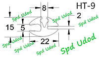 Уплотнитель резиновый НТ-9 цена указана без замка