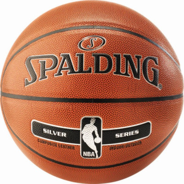 Баскетбольний м'яч Spalding NBA Silver р. 7 (30 01595 02 0017)
