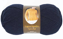 Nako SUPERLAMBS SPECIAL (Суперламбс спесіал) № 3088 темно-синій (Напівшерстяна пряжа, нитки для в'язання)