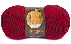 Nako SUPERLAMBS SPECIAL (Суперламбс спесіал) № 4426 темно-червоний (Напівшерстяна пряжа, нитки для в'язання)