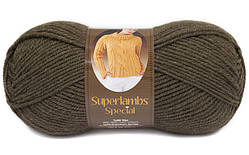 Nako SUPERLAMBS SPECIAL (Суперламбс спесіал) № 4932 коричневий (Напівшерстяна пряжа, нитки для в'язання)