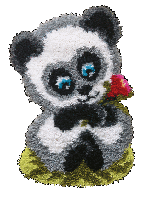 Набор для вышивки коврика Чарівна Мить РТ-203 "Панда"