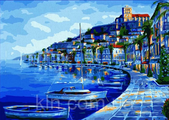 Картина за номерами Menglei Літній бриз, Ібіза, Іспанія MMC019 50 х 65 см, фото 1
