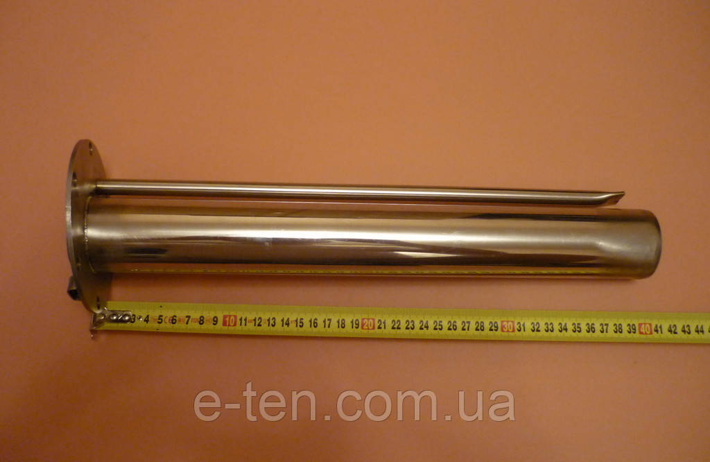 Фланець-колба (з НІЖАВЕЙКИ) під сухий СТЕАТИТОВИЙ тен 2100 W для бойлерів Atlantic/L = 400 мм Україна