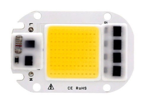 Світлодіодна матриця з драйвером COB LED 50Вт 4500лм 220В, біла