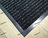 Решіток килим Рубчик-9 чорний 130х200см, фото 2