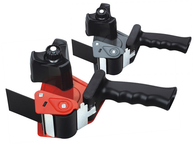 Рулетка для пакувального скотчу Deli E804 мікс, Диспенсер ручний для скотчу (233*55*159мм)