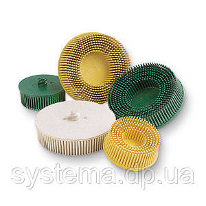 Круги Scotch-Brite™ Roloc™ Bristle RD-ZB 07524, для виробів з нержавіючої сталі, d 50 мм, P50, зелений, фото 2