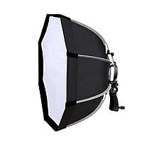 Софтбокс, розсіювач, дифузор (Softbox), октобокс Triopo - KS55 для накамерного спалаху - 55 см