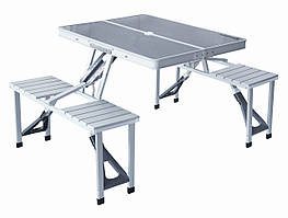 Стіл для пікніка зі стільцями Picnic Table S-572, сірий