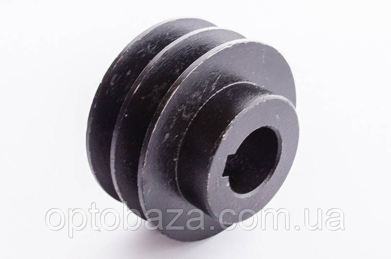 Шкив 2 Ручейный (под Вал 25 Мм) Тип 2 для Бензинового Двигателя 188F ...