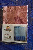 Штора для ванной комнаты MIRANDA, цвет бордовый MERMER SU,ПроизводительТурция