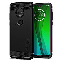 Чохол Spigen для Moto G7 Plus / G7 Rugged Armor, Black (M25CS25947)