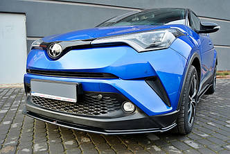 Спліттер Toyota C-HR тюнінг губа спідниця обвіс