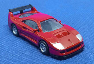 Модель Ferrari micro cars F40 Competizione в масштабі 1:100 (червоний)