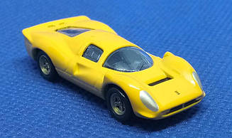 Модель Ferrari micro cars 330 P4 в масштабі 1:100 (жовтий)