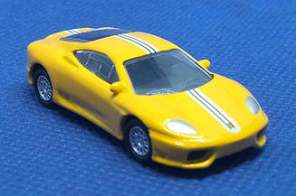Модель Ferrari micro cars Challenge Stradale в масштабі 1:100 (жовтий)