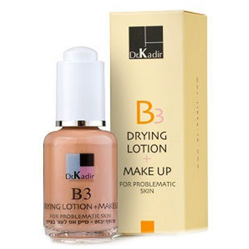 Тонуюча подсушивающая емульсія для проблемної шкіри Dr. Kadir B3 Drying Lotion and Make Up 30мл 30